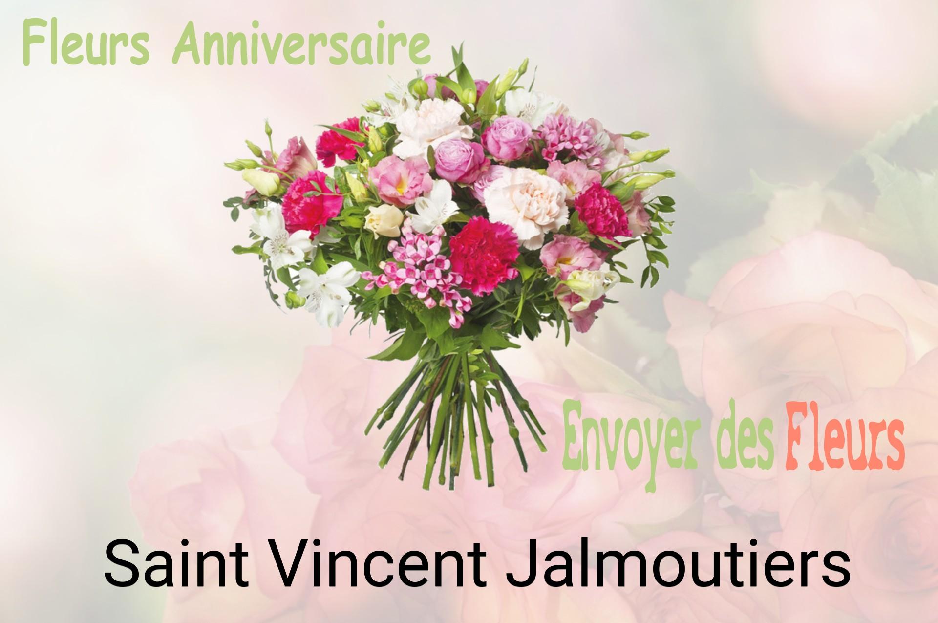 Bouquet de fleurs d’anniversaire livré à Saint-Vincent-Jalmoutiers