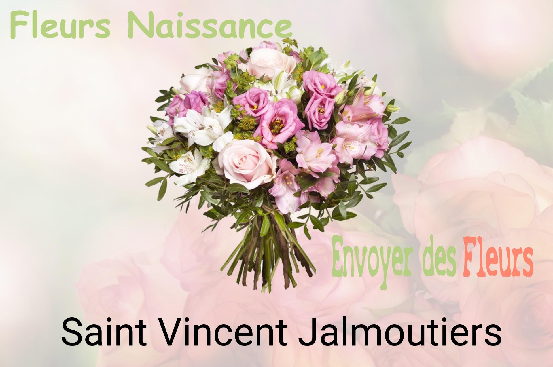Bouquet de fleurs de naissance livré à Saint-Vincent-Jalmoutiers